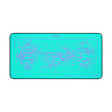 MX Patent Desk Mat - Neon (Reversed) - WutKeys