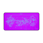 MX Patent Desk Mat - Neon - WutKeys