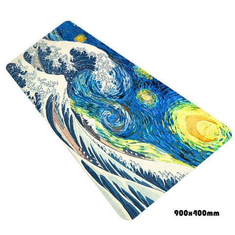 Kanagawa Night Desk Mat